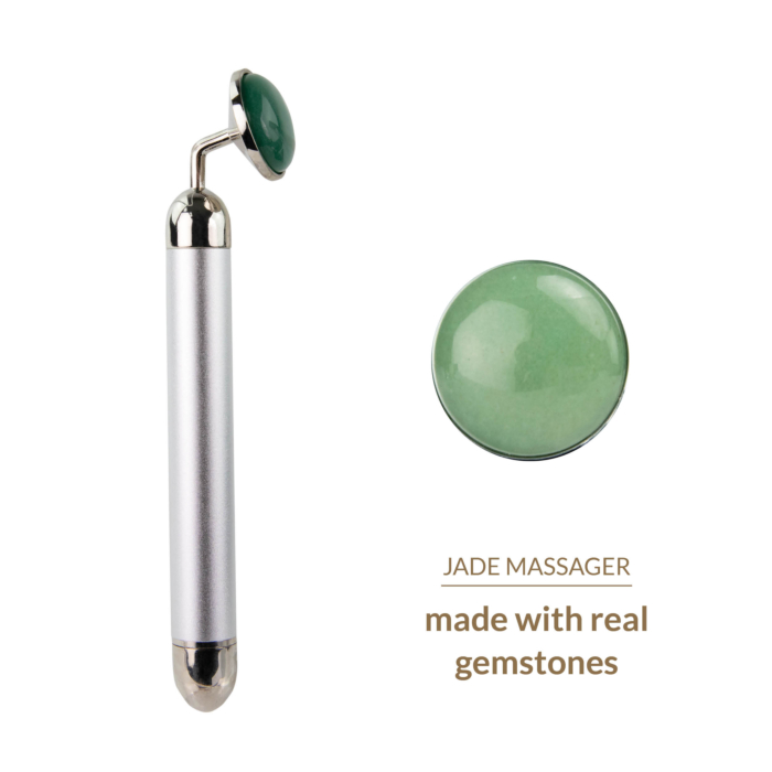 La Gemmes Lay-On Clitoral Vibrator - Jade Massager - Green