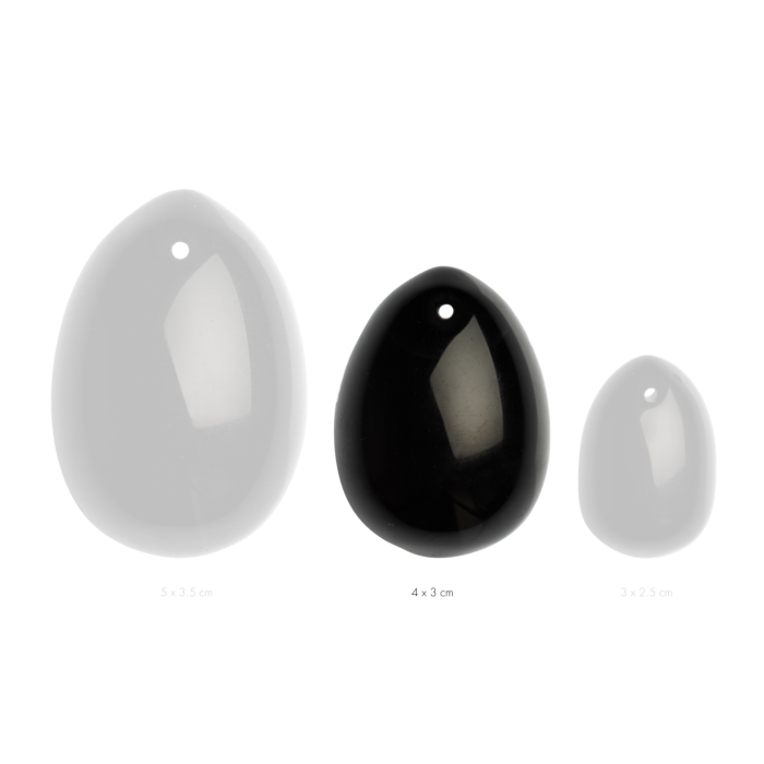 La Gemmes Yoni Vaginal Egg Medium - Black Obsidian