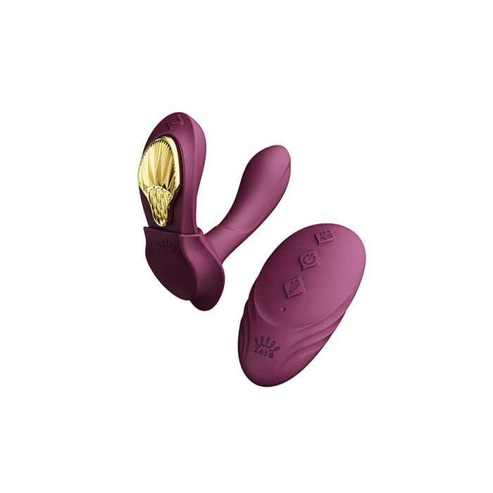 Zalo - Aya Wearable Massager Obsidian Velvet Purple