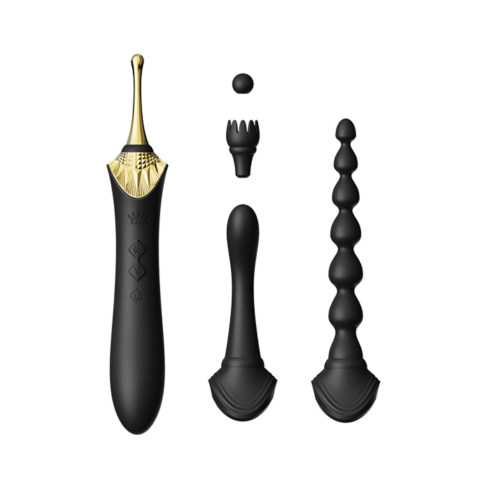 Zalo - Bess 2 Clitoral Vibrator Obsidian Black