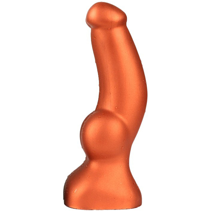 Non Realistic Soft Silicone Dildo Wof 15 x 5 cm - Orange