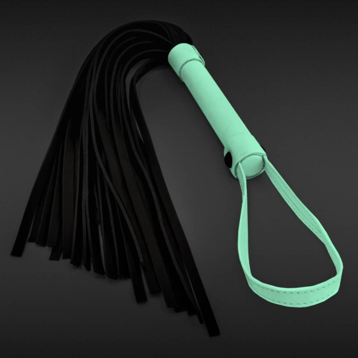 GLO Bondage - Flogger - Green