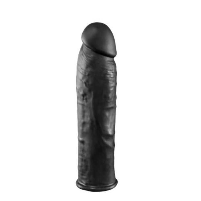 Orgasm Generator vibrating phallic Penis Sleeve sheath Black