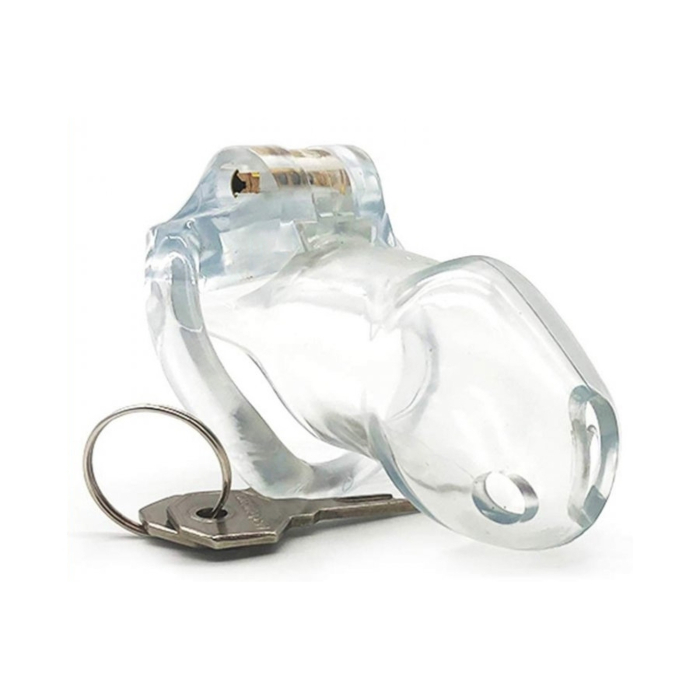 Lock Up Chastity Cage 9.4 x 3.2 cm - Transparent