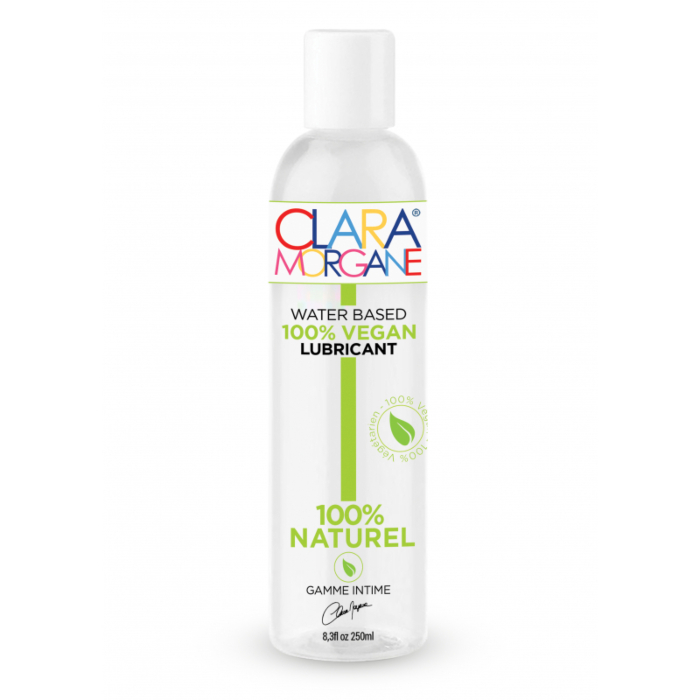 Organic Water Based Lubricant Clara Morgane 250ml (100% Vegan) - Carla Morgane
