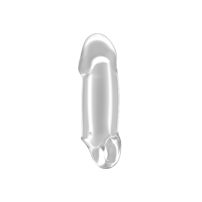 Sono Stretchy Thick Penis Extension (Translucent) - Shots Media - Cock Sleeve