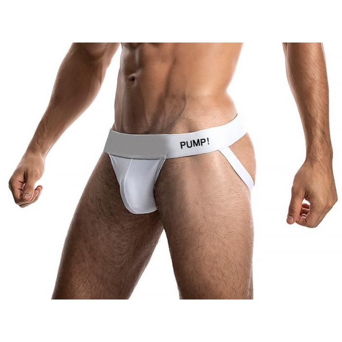 Bikini For Men White Suspender Type L