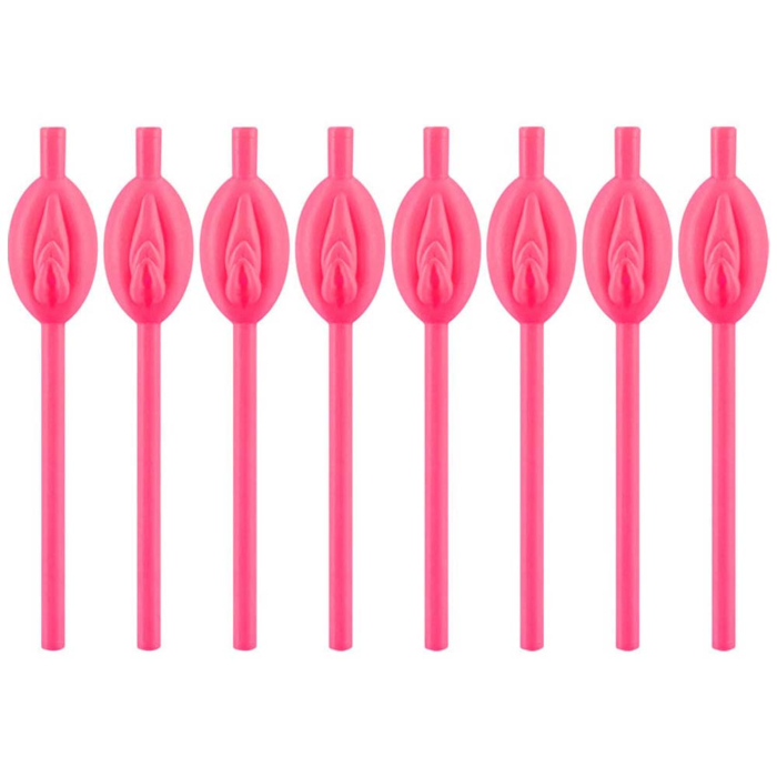 The Original Pussy Straws (8 Pack) - Pipedream