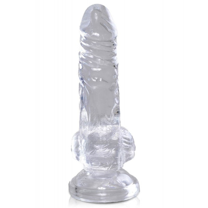 King Cock Clear 4" Cock with Balls