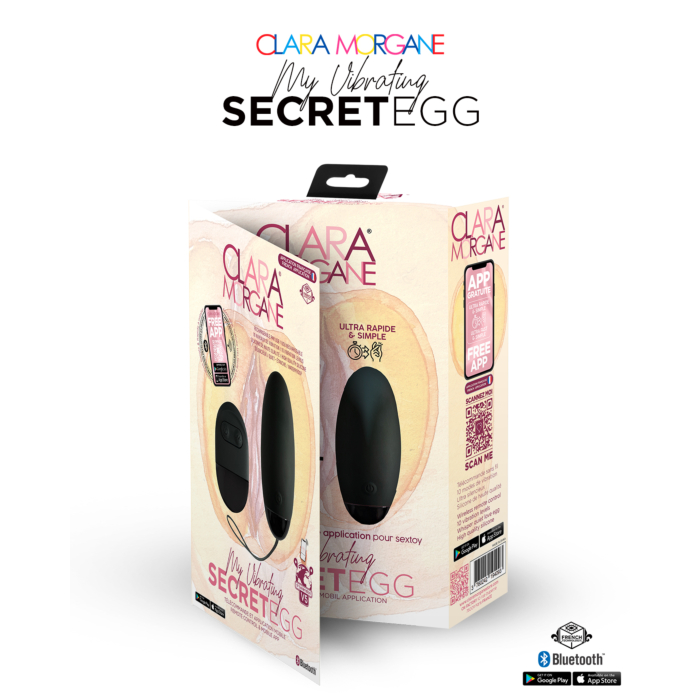 Clara Morgane My Vibrating Secret EGG Black