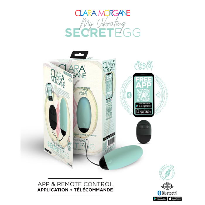 Clara Morgane My Vibrating Secret EGG Turquoise