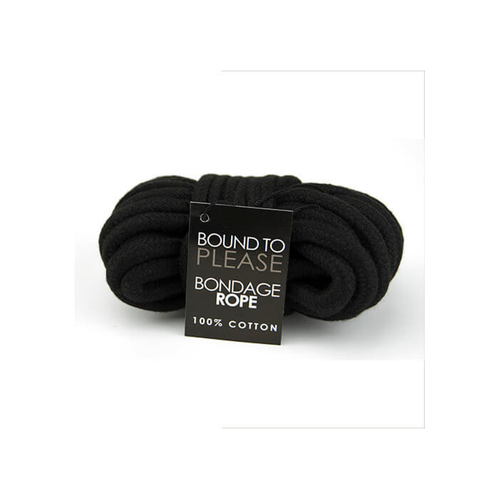 Bound to Please Bondage Rope Black
