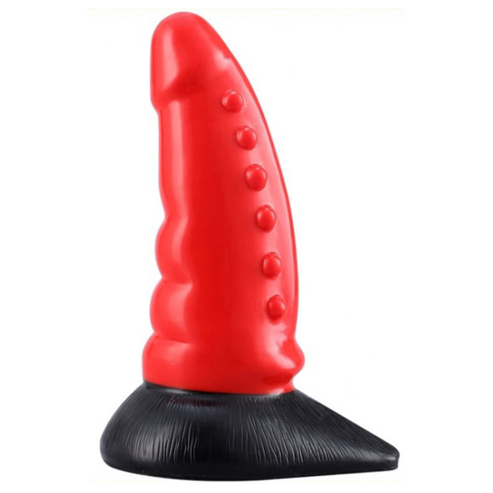 Monster Doty XXL Dildo 18 cm - Red - Unrealistic Penis