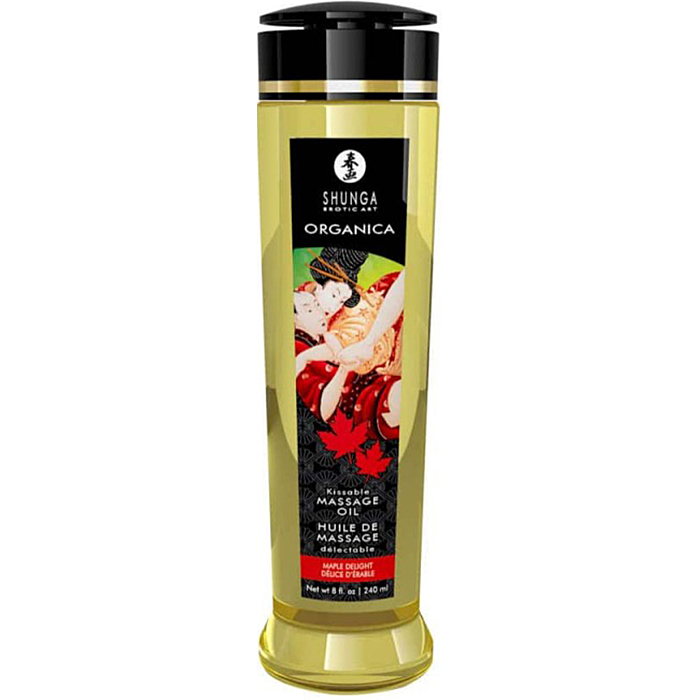 Shunga Erotic Massage Sexual Gel 240 ml - Maple Delight Organic Sensual Oil