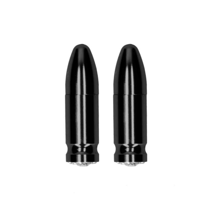 Magnetic Nipple Clamps - Diamond Bullet - Black