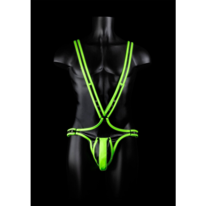 Ouch! Full Body Harness - Glow in the Dark