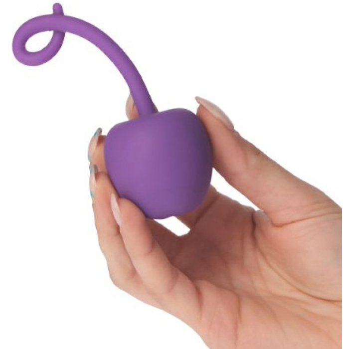 My Secret Cherry Silicone Vaginal Ball (Purple) - Toyz4Lovers