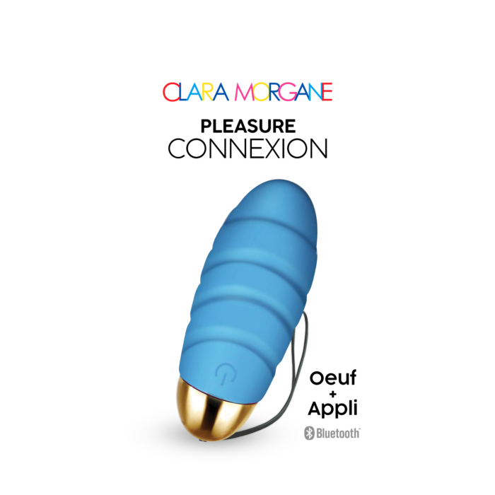 Pleasure Connection Vibrating Vaginal Egg with App Control (Blue) - Clara Morgane