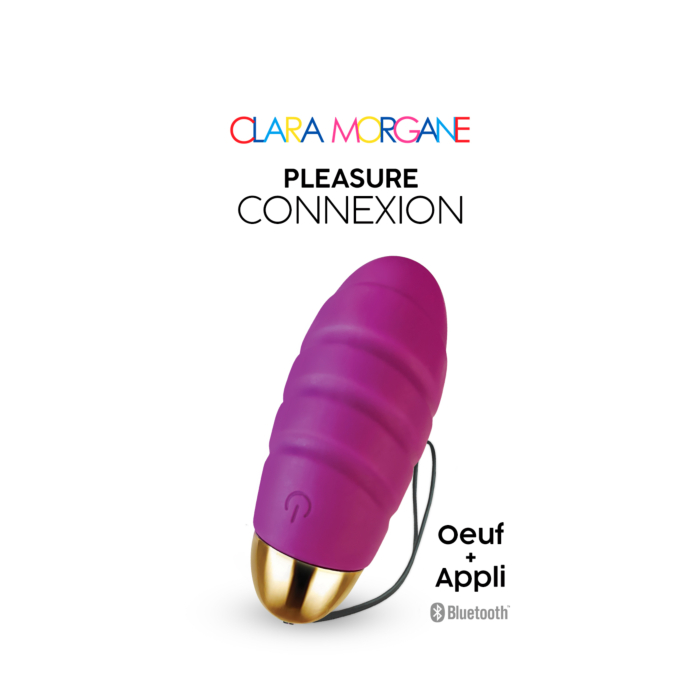 Pleasure Connection Vibrating Vaginal Egg with App Control (Purple) - Clara Morgane