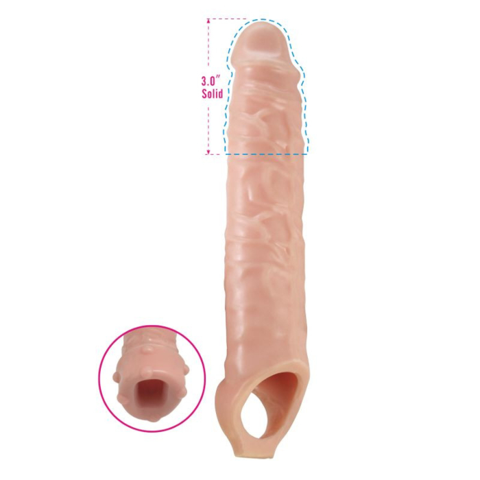 Ragin Mastodon Extension Penis Sleeve - Toyz4lovers - Realistic Penis