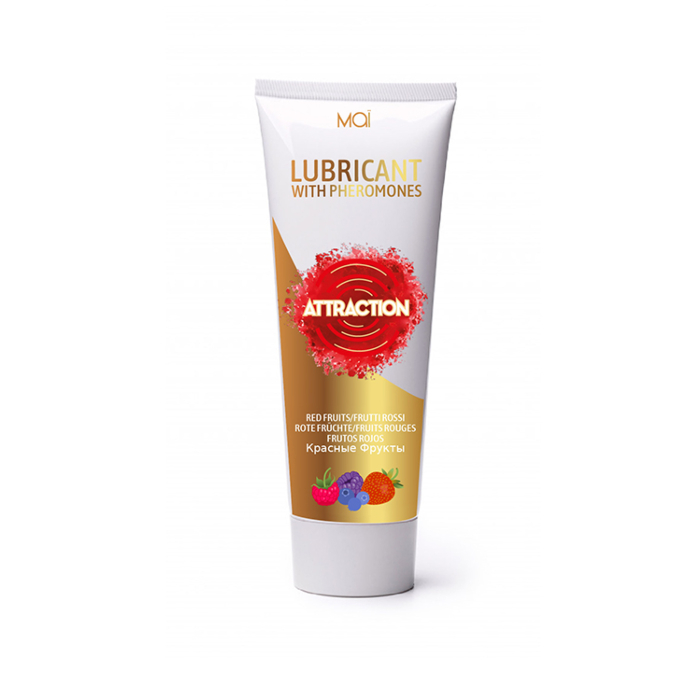 Attraction Mai Lubricant with Pheromones 75 ml - Red Fruit - Flavoured Lube