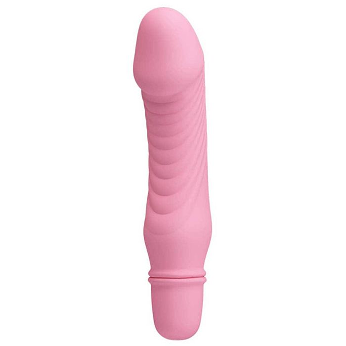 Silicone Classical Vibrator Stev with 10 Functions (Pink) - Pretty Love 