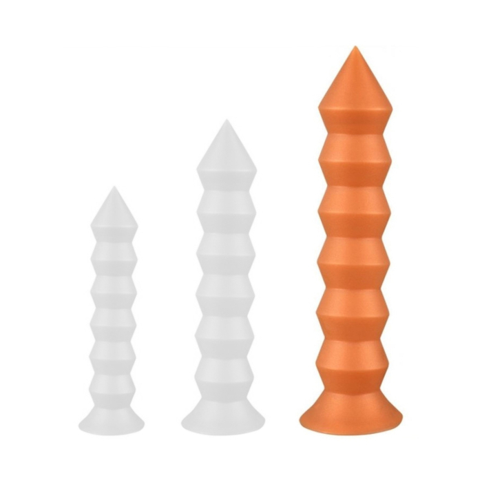 Silicone Anal Dildo Spring 33 cm - Large - Unrealistic Cock