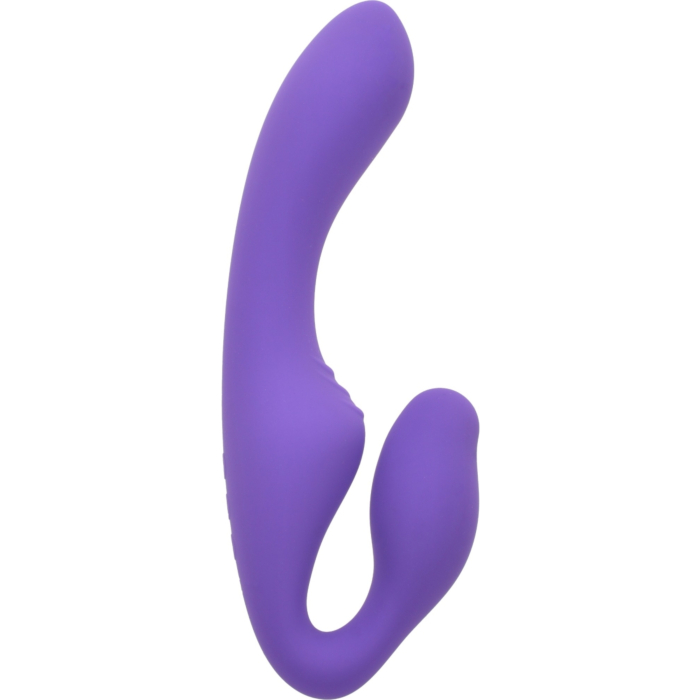 Women Strapless Strap On Kiki 10 Vibration Modes Silicon USB Purple