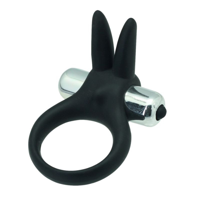 Timeless Stretchy Vibrating Cock Ring (Black) - Toyz4Lovers