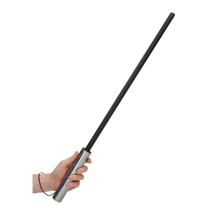 Cane With Stainless Steel Handle - Black
