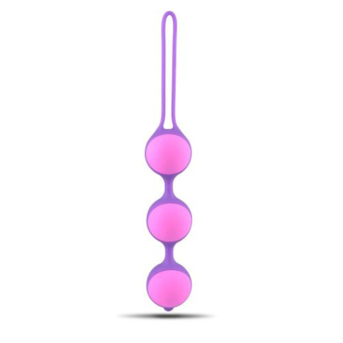 Vaginal balls Triple Pleasure Purple
