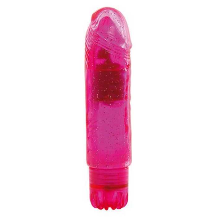 Vibratore jammy jelly gleamy glitter pink
